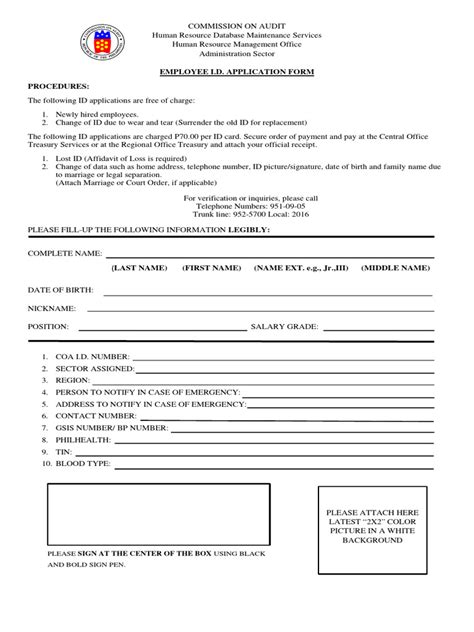 alems id login|COA Employee I.D. Application Form .